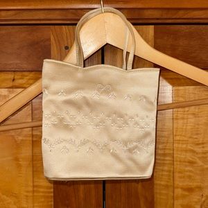 Anya Hindmarch small handbag. Made in England.